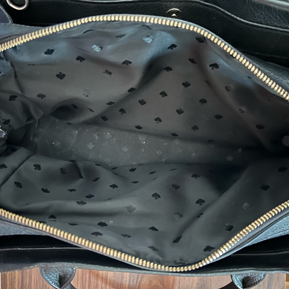 Kate Spade Black Miriam Palmer Handbag with Tassel - Picture 7 of 7